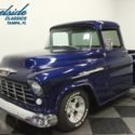 1955 Chevrolet 3100  2829 Miles Dark Blue Metallic Pickup Truck 350 V8 3 Speed A