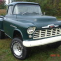 1955 CHEVROLET 3100 SHORT BOX STEP SIDE 4X4 PROJECT TRUCK