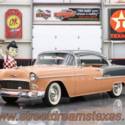 1955 Chevrolet Bel Air  14987 Miles Coral and Shadow Mast Gray Coupe Ramjet 350