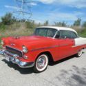 1955 Chevrolet Bel Air 2dr Rare-265-4-PG-PS-PB-Factory Air Conditionig-Califcar