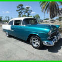 1955 Chevrolet Bel Air 350 CID Motor 4 Speed Manual Transmission Two Tone Paint