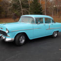1955 Chevrolet Bel Air 4 Door Sedan, 350 Chevy, Turbo 400, Frame off, (video)