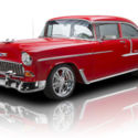 1955 Chevrolet Bel Air  696 Miles Red Sedan ZZ4 350 cu in V8 4 Speed Automatic
