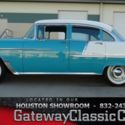 1955 Chevrolet Bel Air  72133 Miles Teal/White Sedan 283 CID V8 700R4