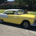 1955 Chevrolet Bel Air California Seamless Frame Harvest Gold and White 292