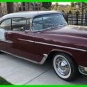 1955 Chevrolet Bel Air Coupe 3 Speed Auto Trans Rare Color Combo A/C RWD