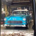1955 Chevrolet Bel Air Coupe Blue RWD Automatic 2 tone