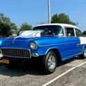 1955 Chevrolet Bel Air Coupe Blue RWD Manual 2 door post car