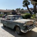1955 Chevrolet Bel Air Coupe Blue RWD Manual