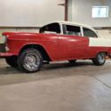 1955 Chevrolet Bel Air Coupe Red RWD Automatic