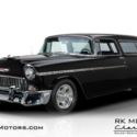 1955 Chevrolet Bel Air Nomad Black Station Wagon 502 V8 4 Speed Automatic