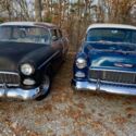 1955 Chevrolet Bel Air Sedan Blue RWD Manual