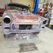 1955 Chevrolet Bel Air Sedan Green Chrome