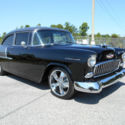 1955 Chevrolet BelAir 2 Dr Post,Frame Off Resto,454,PS PB,AC,Black/Silver,NEW!