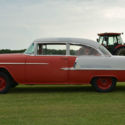 1955 CHEVROLET BELAIR TWO DOOR SEDAN-MUNCIE 4SPEED-VINTAGE GASSER STYLE
