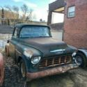 1955 Chevrolet Big Back Window Apache chevy patina hotrod ratrod streetrod