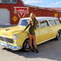 1955 Chevrolet Nomad  Harvest Gold  327 V8 3 Speed Automatic