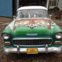 1955 CHEVY 210 GROCERY GETTER SEDAN 350 AUTO READY TO DRIVE ANYWHERE COOL ROD