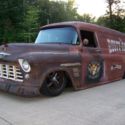 1955 CHEVY 3800 PANEL TRUCK RUSTY RANCH