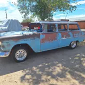 1955 chevy 4 door wagon PROJECT