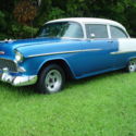 1955 CHEVY BEL AIR 2 DOOR SEDAN - 383 STROKER - DRIVER - HOT PRO STREET RAT ROD