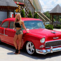 1955 Chevy Bel Air Frame Off Resto 350 PS AC 4WPDB Auto Trans Air Condition