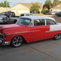 1955 Chevy Bel Air two door post car