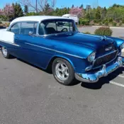 1955 chevy BelAir 150 210 older restoration in great condition