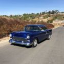 1955 Chevy Belair 2 Door Coupe 350/700R4 Frame Off Resto Air Ride California