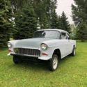 1955 chevy belair gasser rat rod 210 straight axle