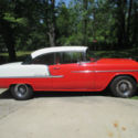 1955 Chevy Chevrolet Bel Air Two Door Hardtop Coupe 350 V8 4 Barrel Red & White