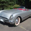 1955 Chevy Corvette, WE CAN SHIP WORLDWIDE, rare silver gray,red interior.