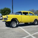 1955 Chevy Gasser, Straight Axle, Tilt Nose, 454, Two Lane Blacktop
