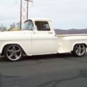 1955 chevy pickup with fitech fuel injection