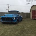 1955 Chevy stepside pick up , street rod straight axle gasser