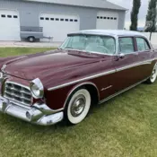 1955 Chrysler Imperial Sedan Red