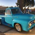 1955 F-100 CUSTOM. 351W-C6 AUTO, PDB,PS,TILT,VOLARI FRONT END