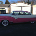 1955 FORD CROWN VICTORIA PINK AND WHITE