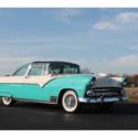 1955 Ford Crwon Victoria  11,640 Miles Seaspirit green/White Coupe 272 CU-IN V8
