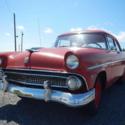 1955 FORD CUSTOMLINE  8377 Miles RED  302 3-Speed Manual