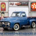 1955 Ford F-100  1 Blue Pickup Truck 312 ci. V8 Manual