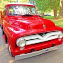 1955  FORD F-100 Flat Bed Stake Truck RARE, fully restored CALIFORNIA TRUCK #&#039;s!