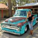 1955 FORD F-100 VINTAGE TRUCK RESTOMOD HOTROD STREETROD RATROD FRAME OFF