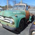1955 FORD F-500 BARN FIND CAB AND CHASSIS!! RARE COOL RAT ROD PROJECT!!