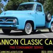 ***1955 Ford F100 239cui V8 4 Speed Floor Shift   Blue***
