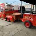 1955 FORD F100 PATINA  LATE MODEL FRAME V8 VORTEC FUEL INJECTED TRAILER INCLUDED