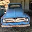1955 Ford F100 Pickup Blue RWD Manual