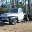 1955 Ford F100,custom gauges, fresh paint, wood bed  390 V8 auto