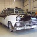 1955 Ford Fairlane Custom 1 Two-Tone Black & White Sedan 427 Automatic 3-Speed
