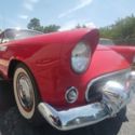 1955 FORD T-BIRD Red Roadster 1955 1957